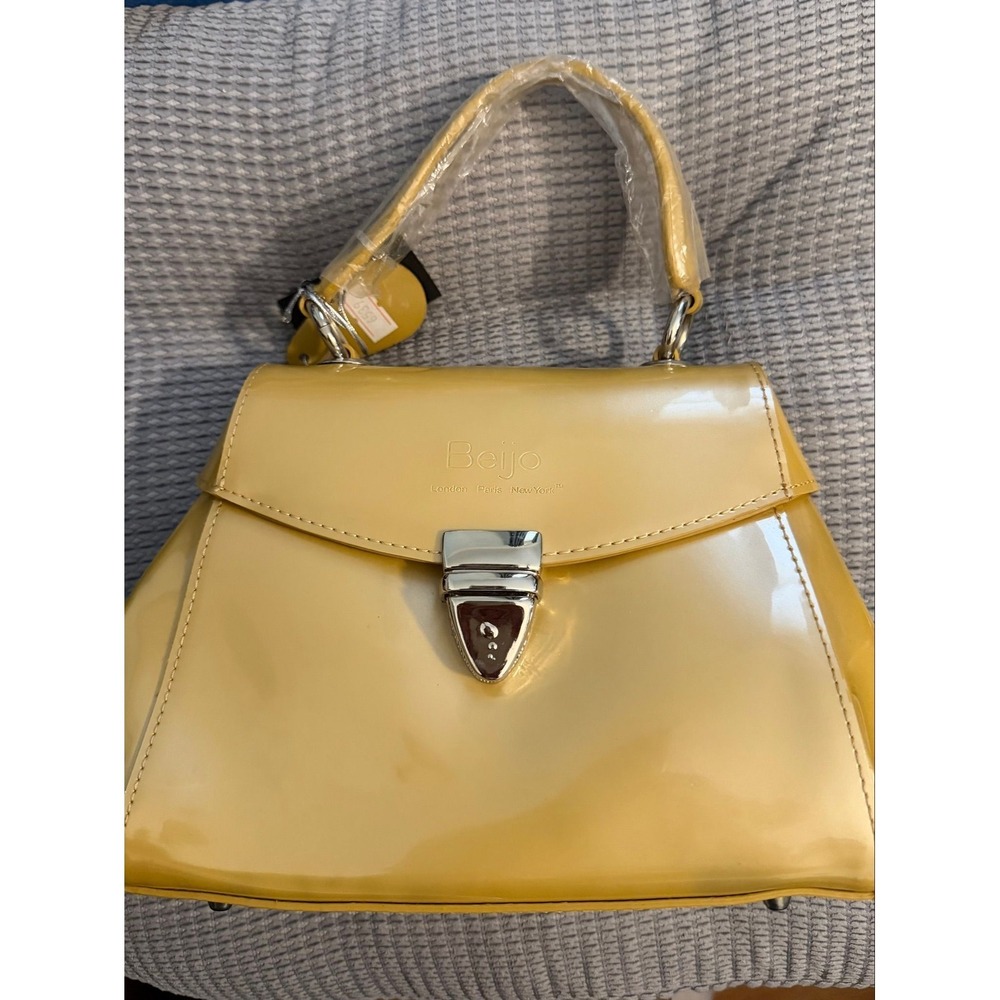 Beijo Gold/Yellow Patent Leather NWT